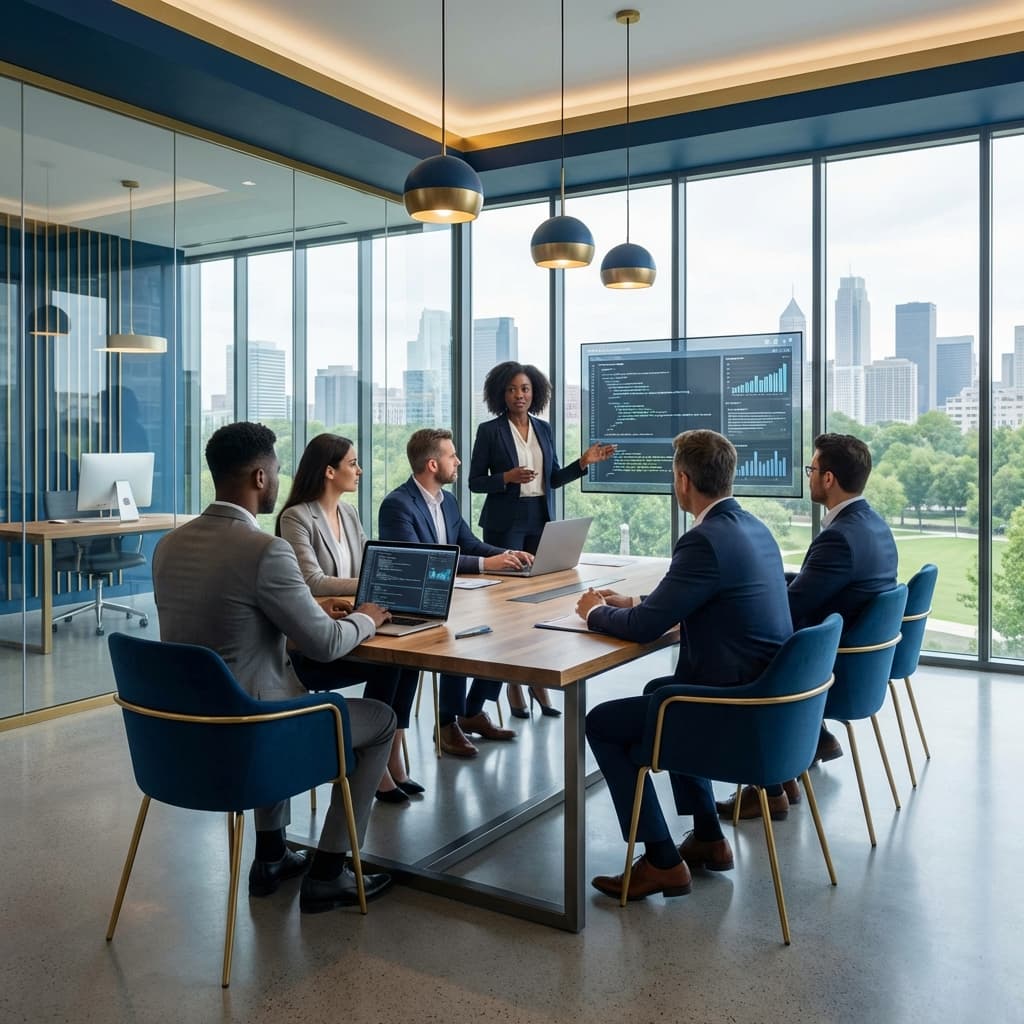 Navagatha Tech Team collaborating on IT transformation and application modernization